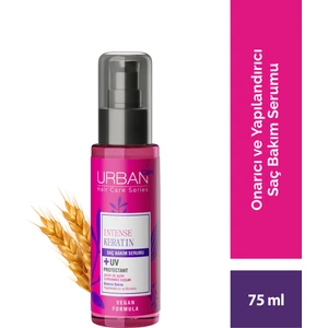 URBAN Care Intense Keratin Aşırı Yıpranmış Saçlara Özel Saç Bakım Serumu-Vegan-UV Koruma-75 ml