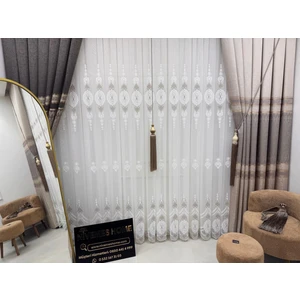 NİVEMESHOME MASAL 1/3 SIK PİLELİ TÜL PERDE APM