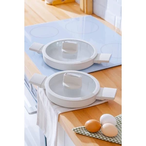 Ultimate Pro Döküm Silikon Kapaklı 2 Li Sahan Seti (20-24 Cm) BFT-06760