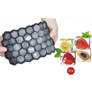 Pratik Petek Şeklinde Silikon Buz Kalıbı -Yapışmaz Buzluk Küpü