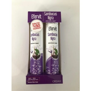 Ocean Efervit Sambucus Nigra 20+20 Efervesan Tablet
