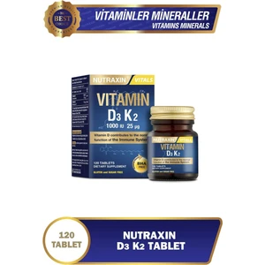 Vitamin D3 K2 120 Tablet