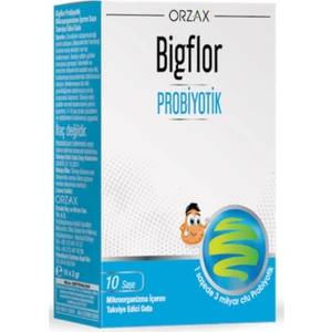 Orzax Bigflor Probiyotik/Prebiotik 10 Şase
