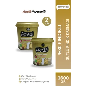 Sütlü Fındık Kreması Parçacıklı 800gr %30 Fındıklı x 2