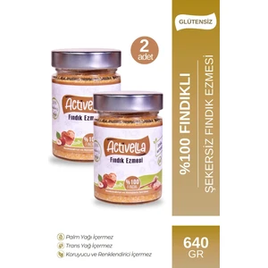 Şekersiz Fındık Ezmesi 320gr  Fındıklı x2