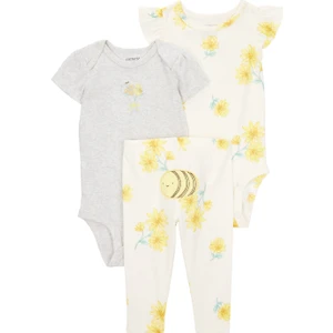 Layette Kız Çocuk Bebek Alt Üst Set 3lü Set