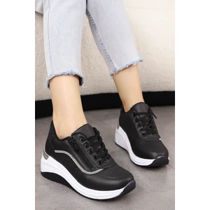 Mdl 1511 Yüksek Tabanlı Taşlı Spor Ayakkabı