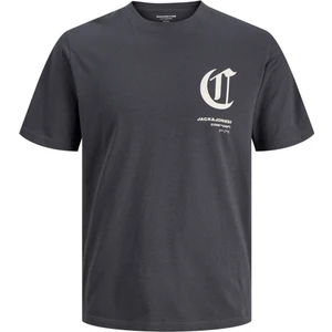 Jack & Jones Erkek Bisiklet Yaka Baskili Tisört - Version