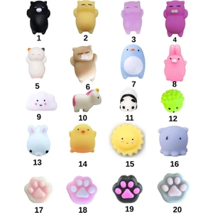10 Adet Sukuşi Hayvan Figürü Squishy (Istediğiniz Figürleri Seçebilirsiniz)