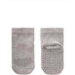 Emekleme ve Kaymaz Çorap Gri Melanj