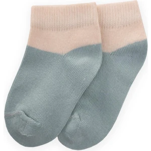 Iki Renkli Bebe Patik Çorabı 0-4 Yaş Mint Yeşil