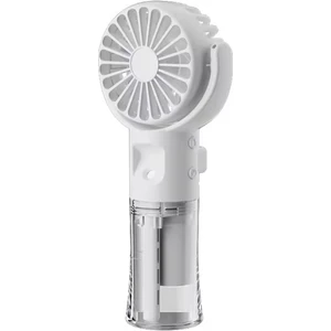 Yeni Taşınabilir Mini Su Spreyli Sulu Buharlı 3 Kademeli Vantilatör USB Şarj Edilebilir El Fanı