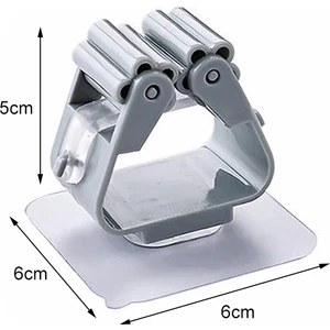 Duvara Monte Mop Paspas Tutucu 2 Adet