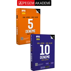 Pegem Akademi 2026 Kpss Genel Yetenek Genel Kültür Tamamı Çözümlü