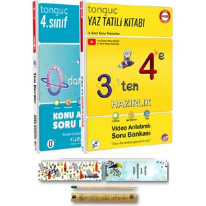 Tonguç Yayınları 3'ten 4'e Hazırlık Seti Tohum Kalem Karton Ayraç-Çetvel