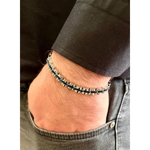 Rolex Model Sade Ince Şık Çelik Paslanmaz Erkek Bileklik 21 Cm-3,5mm