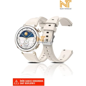 Huawei Watch Gt4 / Gt5 / Gt6 41mm / Gt5 Pro 42mm Uyumlu Silikon Kordon 18mm