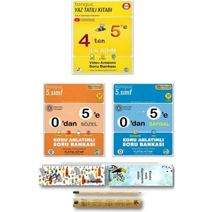 Tonguç Yayınları 5. Sınıf 4'ten 5'e Hazırlık Seti