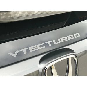 Honda Vtec Turbo Sticker 2 Adet Beyaz