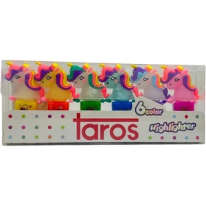 Unıck Color Fosforlu Kalem Unıcorn 6 Lı Paket 8045