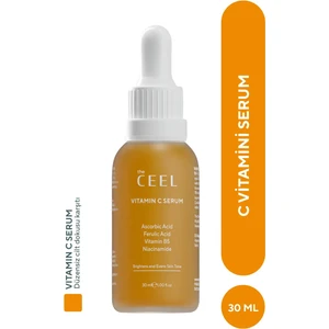 Leke Karşıtı Aydınlatıcı Vitamin C Serum Glutatyon, Ferulic Asit Ascorbic Asit 30 ml