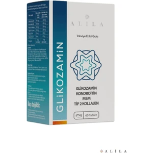 Glikozamin Kondroitin Msm Tip 2 Kollajen Takviye Edici Gıda 60 Tablet