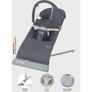 Wave Bebek Hareket Ettikçe Sallanabilen Kademeli Müzikli Titreşimli Anakucağı
