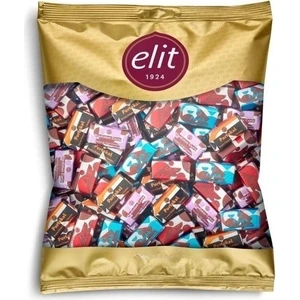 Elit Çikolata Dikdörtgen Baton Çikolata 4'lü Mix 1 kg Glutensiz