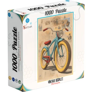 Soi Craft 1000 Parça Puzzle Vintage Bisiklet