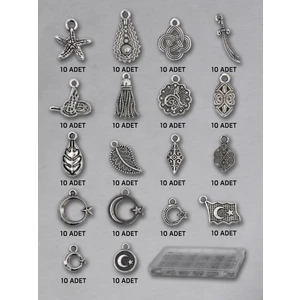 180 Adet Karışık Tesbih Ucu Seti – Doğal Taş | Epoksi Tesbih ve Takı Yapımı Için Şık ve Dayanıklı