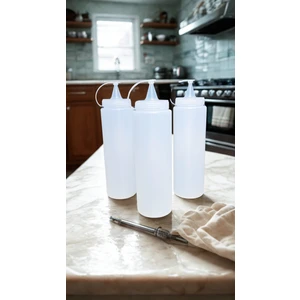 Yağdanlık & Sunumluk & Sirkelik & Sosluk & Ketçap Mayonez Kabı & Sızdırmaz Şeffaf 700 ml 3 Adet