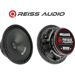 Audio RS-M6AKS Çifti 600WAT-240W Rms Deprem Serisi 16 cm Oto Midrange Hoparlör Metal Kapaklı