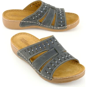 Feichtingen Kadın Yazlık Iç Taban Hakiki Deri Rahat Taban Günlük Terlik