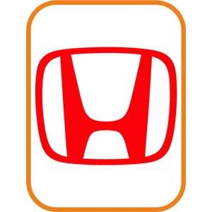 Honda Sunroof Cam Oto Sticker Kırmızı 40*30 cm