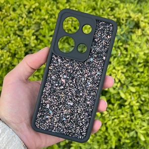Xiaomi Redmi Note 13 Pro 4g Kılıf Taşlı Işıltılı Darbe Önleyici Silikon Kapak