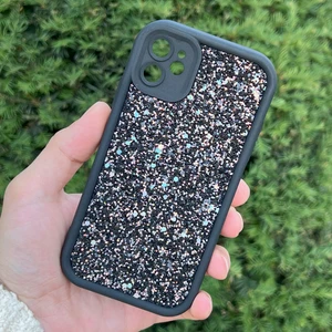 iPhone 11 Kılıf Taşlı Işıltılı Darbe Önleyici Silikon Kapak