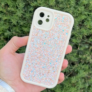 iPhone 12 Kılıf Taşlı Işıltılı Darbe Önleyici Silikon Kapak