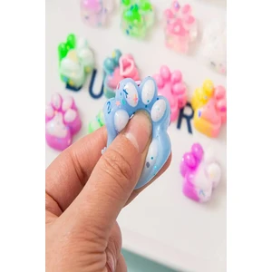 3 Adet Oyuncak Mini Squishy Kedi Patisi 4cm Sukuşi Pati Pullu Pati Eğlenceli Oyun