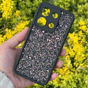 Xiaomi Redmi Note 13 4g Kılıf Taşlı Işıltılı Darbe Önleyici Silikon Kapak