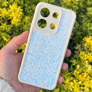 Xiaomi Redmi Note 13 4g Kılıf Taşlı Işıltılı Darbe Önleyici Silikon Kapak