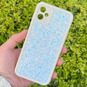 Samsung Galaxy A05 Kılıf Taşlı Işıltılı Darbe Önleyici Silikon Kapak