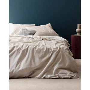 Delrico Çift Kişilik Pamuklu Baskılı Nevresim Takımı - Bej