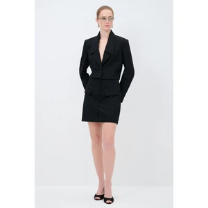 Cep Detaylı Mini Etek