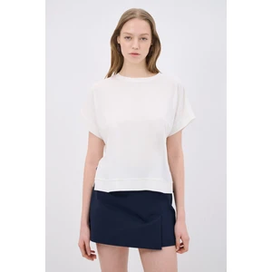 Kısa Kollu Örme Bluz