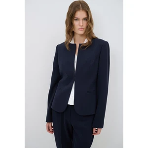 Agraflı 3/4 Kol  Ceket