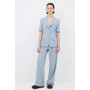 Adl Yandan Cepli Bol Paça Pantolon Mavi 15344792000