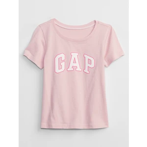 Kız Bebek Pembe Gap Logo T-Shirt