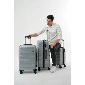 23  3' Lü Set Kırılmaz Polipropilen Valiz Seyahat Tatil Çeyiz Tekerlekli