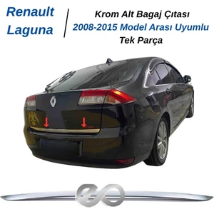 Ebal Oto Renault Laguna Krom Bagaj Alt Çıtası 2008 ve Üzeri P.çelik
