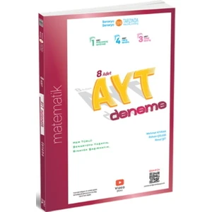 ÜçDörtBeş Yayınları AYT Matematik 8 li Deneme 2025